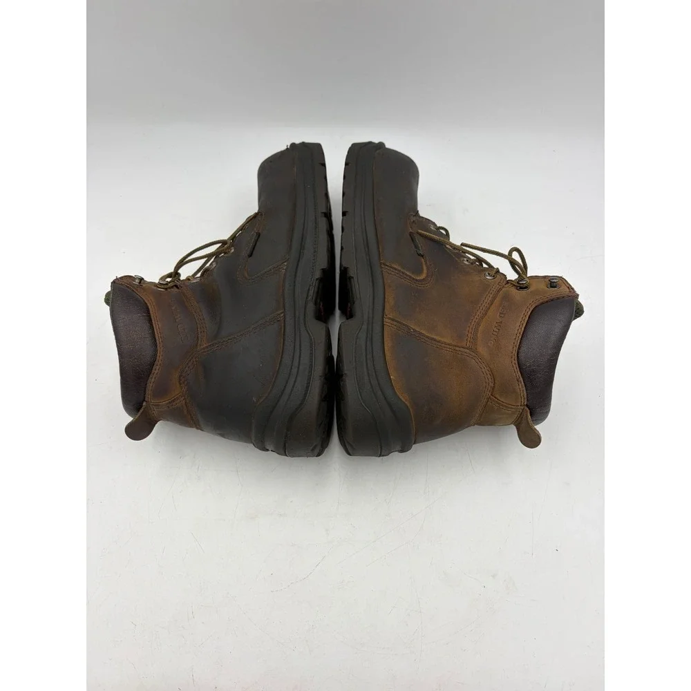 Red Wing King Safety Toe Work Boots Mens 11 Wide EE Brown Leather Waterproof EH